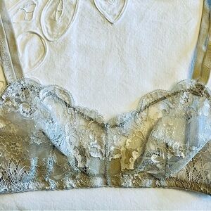 Soft & Elegant Silver Bralette ‘Anna’ I.D.Sarrieri Perfect for Holiday Lounging!